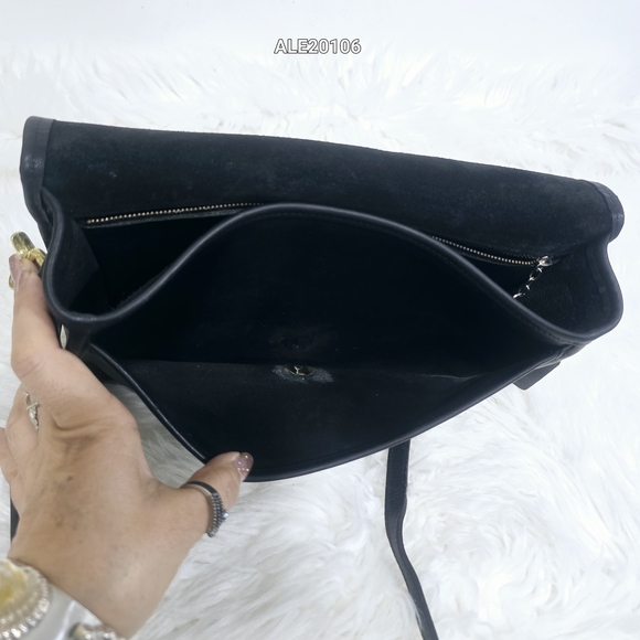 Coach Black Crossbody Bag with Gold Accents - Picture 6 of 14